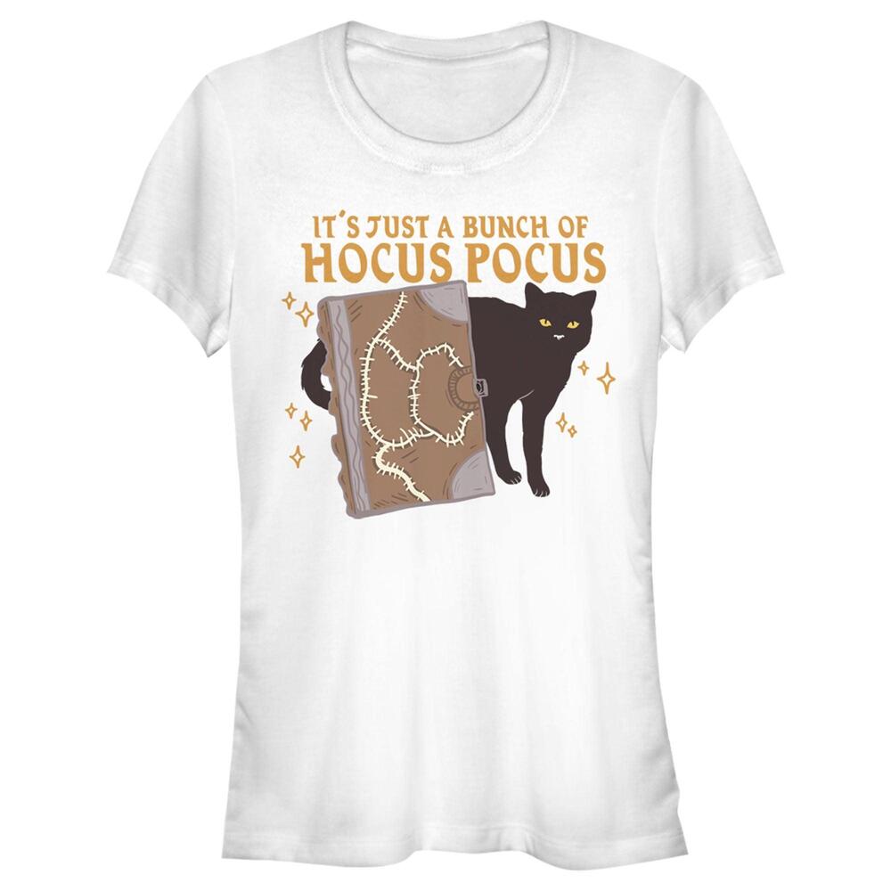 Juniors Hocus Pocus Binx Spellbook Tshirt